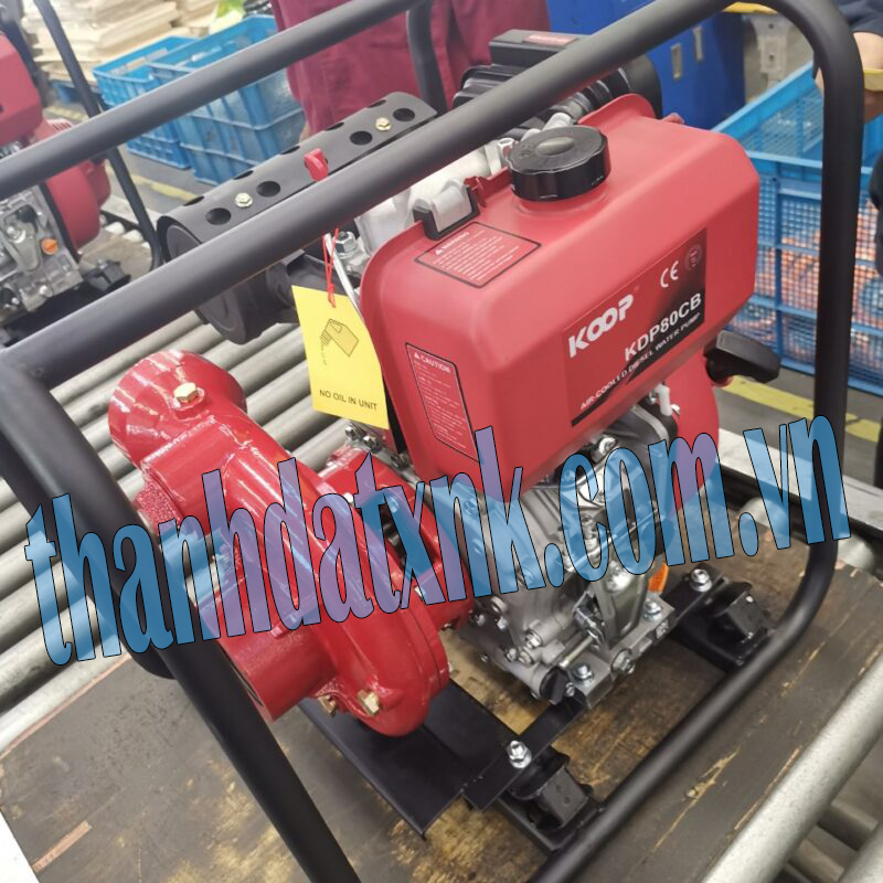 Máy Bơm Nước Chạy Dầu Koop 6.9kw KDP80CB - Hình ảnh 2