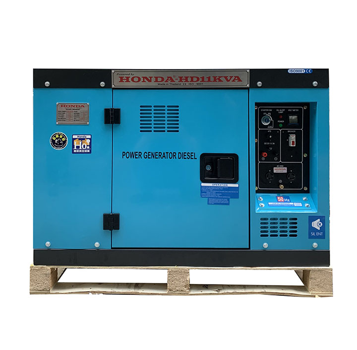 Máy Phát Điện Honda Chạy Dầu HD11KVA Siêu Chống Ồn