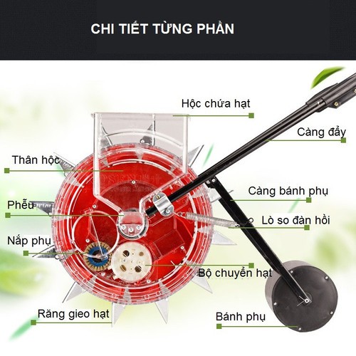 Máy Gieo Hạt Bón Phân 14 Răng Vinafarm VNGH-999 - Hình ảnh 2