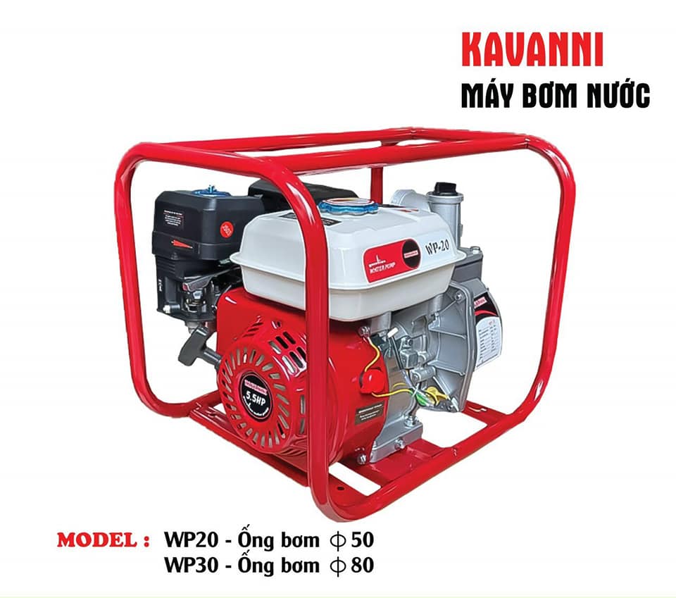 Máy Bơm Nước Chạy Xăng 6.5Hp Kavanni WP-30 - Hình ảnh 2