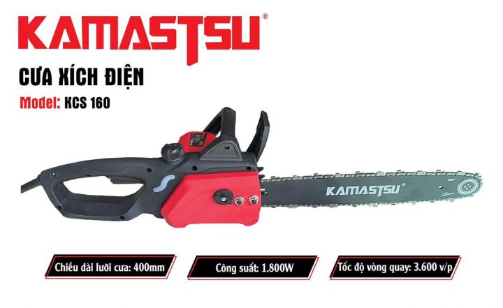 Máy Cưa Xích Điện Kamastsu KCS-160 1600W - Hình ảnh 2