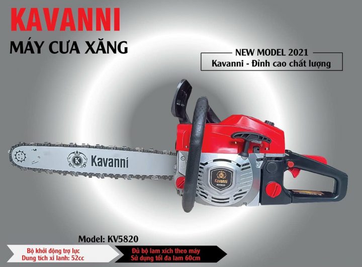 Máy Cưa Xích Kavanni KV5820 - Hình ảnh 2