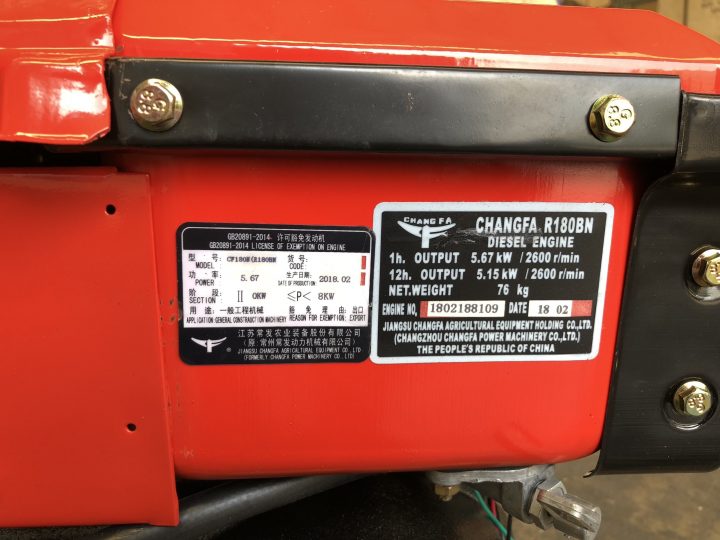 Máy Nổ Dầu 8Hp Changfa R180BN (D8 Gió Đèn) - Hình ảnh 3