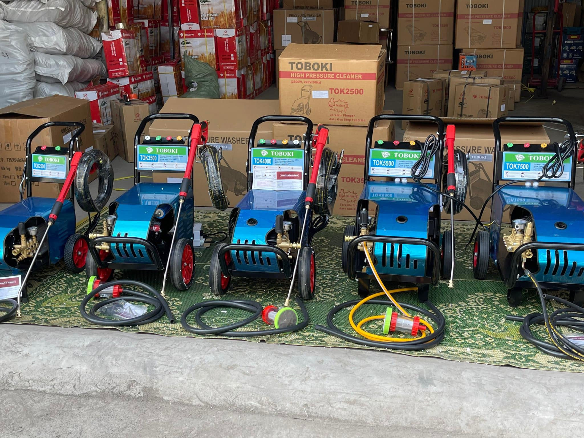 Máy Rửa Xe Cao Áp 5.5Kw Toboki TOK5500 - Ảnh 2