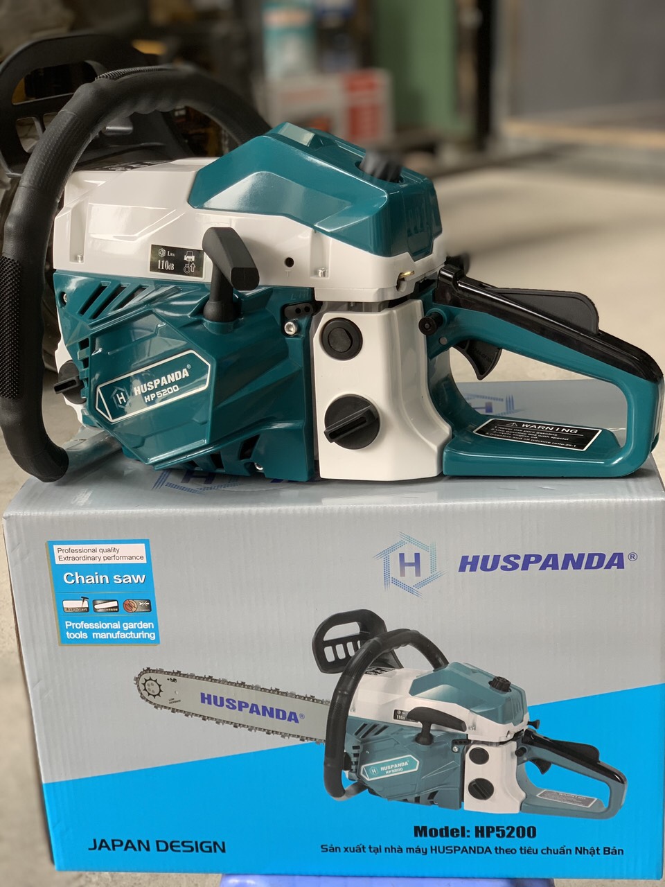 Máy Cưa Xích 2 Thì Huspanda HP5200 Màu Xanh - Hình ảnh 4