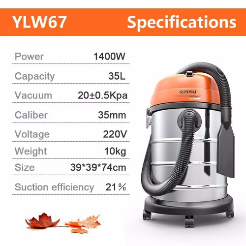 Máy Hút Bụi 1400W YiLi YLW-67 35L