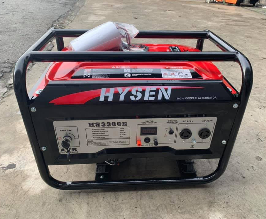 Máy Phát Điện Chạy Xăng 3kw Hysen HS3300 - Hình ảnh 2