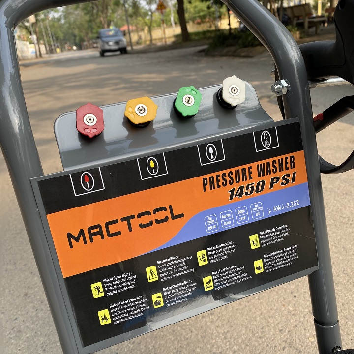 Máy Rửa Xe Cao Áp Mactool 2.2kw AWJ-2.2S2 - Hình ảnh 5