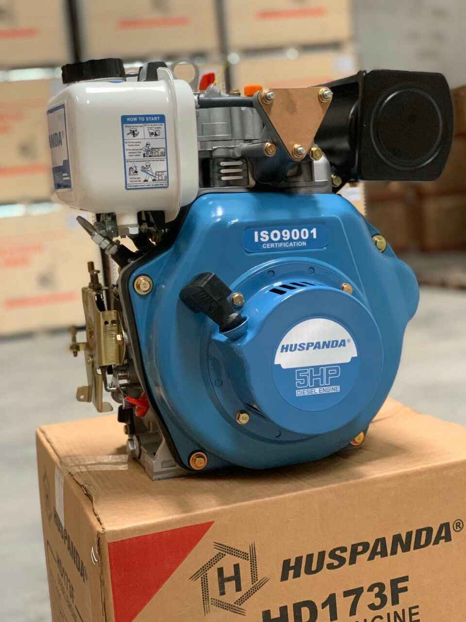 Máy Nổ – Động Cơ Dầu 7Hp Huspanda HD178F – Zen Cá - Hình ảnh 2