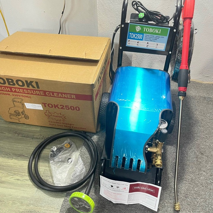 Máy Rửa Xe Cao Áp 2.5Kw Toboki TOK2500 - Hình ảnh 5