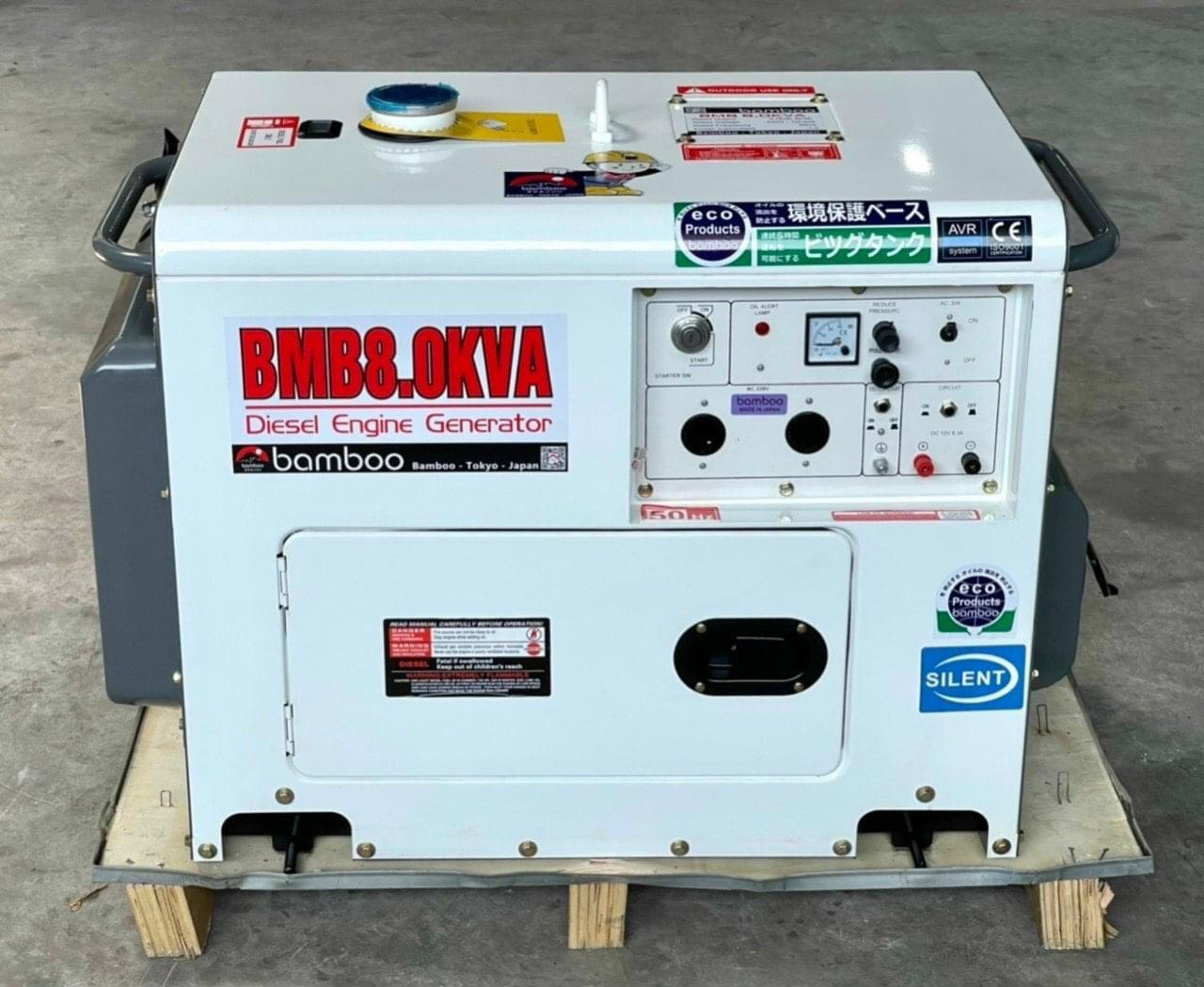 Máy Phát Điện Chạy Dầu 8kva Bamboo - Hình ảnh 3