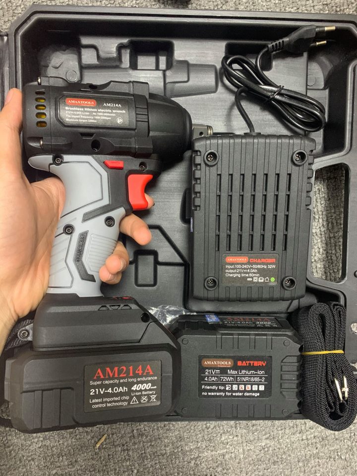 Máy Khoan Pin AmaxTools AM214A 21V - Hình ảnh 4