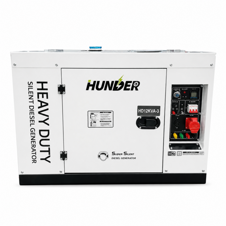 Máy Phát Điện Hunder 10Kw Chạy Dầu HD12KVA-3
